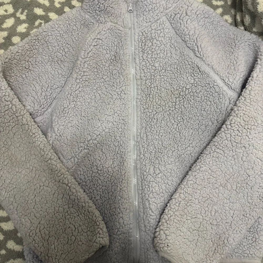 Fashion Nova Plush Lavender Jacket - Picture 1 of 5